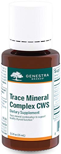 Genestra Marcas Trace Mineral Complex CWS ← Soporta Función de la tiroides y ayuda a proteger contra la tensión oxidativa ¦ 0.5 fl. oz.