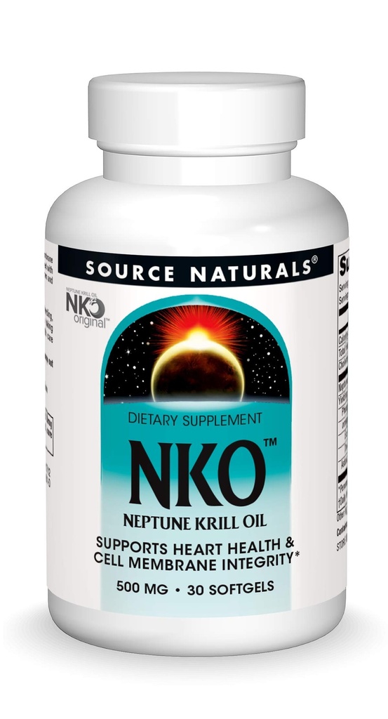 Fuente Naturales NKO Neptune Krill Oil 500mg - 30 Softgels