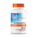 Mejor Astaxanthin Vegan Suplemento 6 mg - Elasticidad de la piel & antioxidante Apoyo para Hombres &amp; Mujeres, Extracto de Haematococcus Pluvialis Microalgae, No GMO, Gluten Gratis - 90 Veggie Softgels