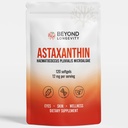 Astaxanthin 12mg - Suplemento antioxidante de Microalgae, 120 Softgels para Ojo, Esquí y Bienestar