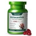 Astaxanthin 6 mg, Premium astaxanthin Suplemento con actividad antioxidante, soporta el ojo, la piel, la articulación y el sistema inmunológico Salud. Fuente de microalgas frescas, no GMO, libre de gluten - 60 softgels