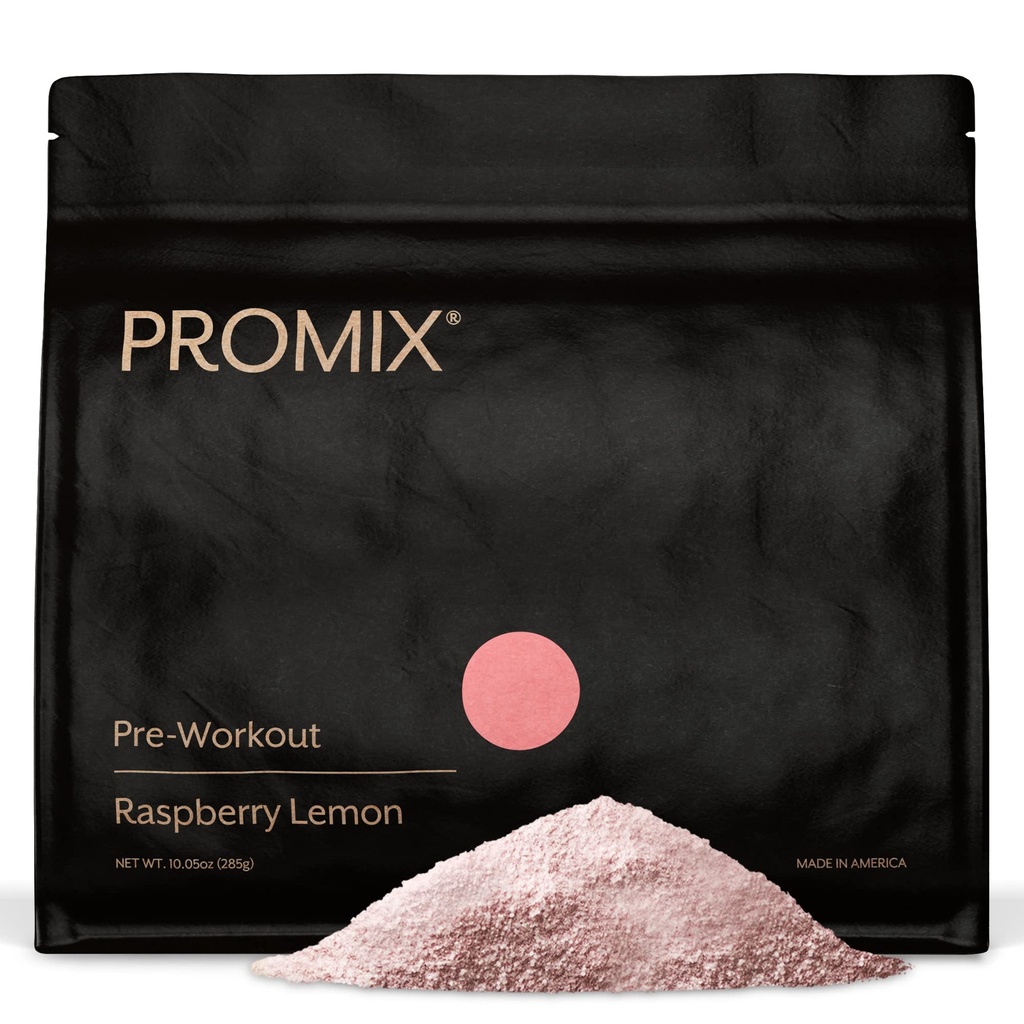 ProMix Nutrition Pre Workout Powder, Raspberry Lemon - 30 Servings | Pre-Workout Supplement for Energy, Focus, Endurance, Muscle Pump & Athletic Performance Without the Crash