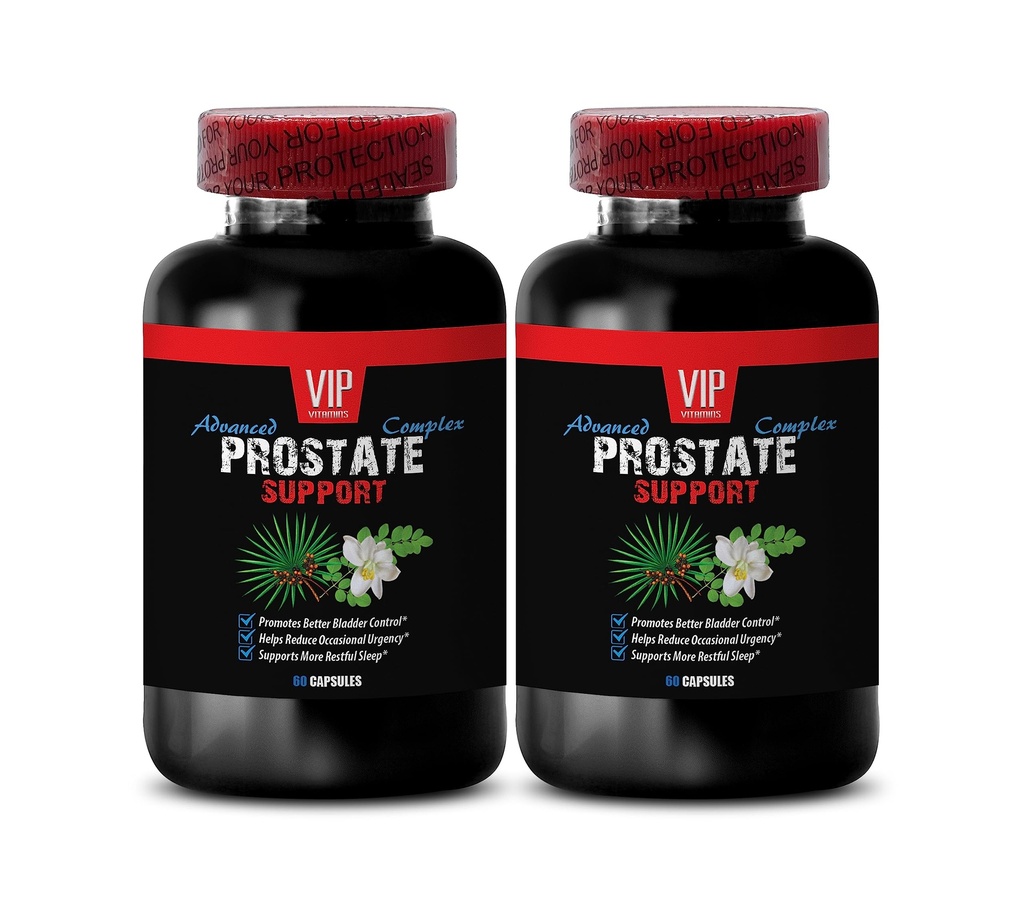 Saw Palmetto for Prostate Support - Prostate Support - Pygeum and Prostate Health, Red Raspberry Leaf for Men’s Wellness, Graviola Leaf for Cellular Protection, Green Tea 2 Bottles 120 Capsules