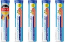 Calcio alemán + VIT. D - 100 Bebidas Vegetarianas Tablas Efervescentes - Orange-Grapefruit Flavor - Hecho en Alemania