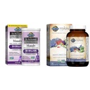 Garden of Life Dr. Formulated Probiotics Mood+ Acidophilus Probiotic Supplement - Promotes Emotional Well-Being & Organics Multivitamin for Men - Men's Once Daily Whole Food Vitamin Supplement Tablets