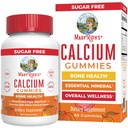 MaryRuth Orgánicas Calcio Suplemento Silenciosos Azúcar Gratuito Calcium Gummies for Women and Men Ages 14+ Silencio Fuertes Huesos y dientes Silenciosos Minerales Esenciales