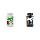 Vega Organic All-in-One Vegan Protein Powder, Chocolate - Superfood Ingredients, Vitamins & Premium Sport Protein Chocolate Protein Powder, Vegan, Non GMO, Gluten Free Plant Based Protein Powder Drink