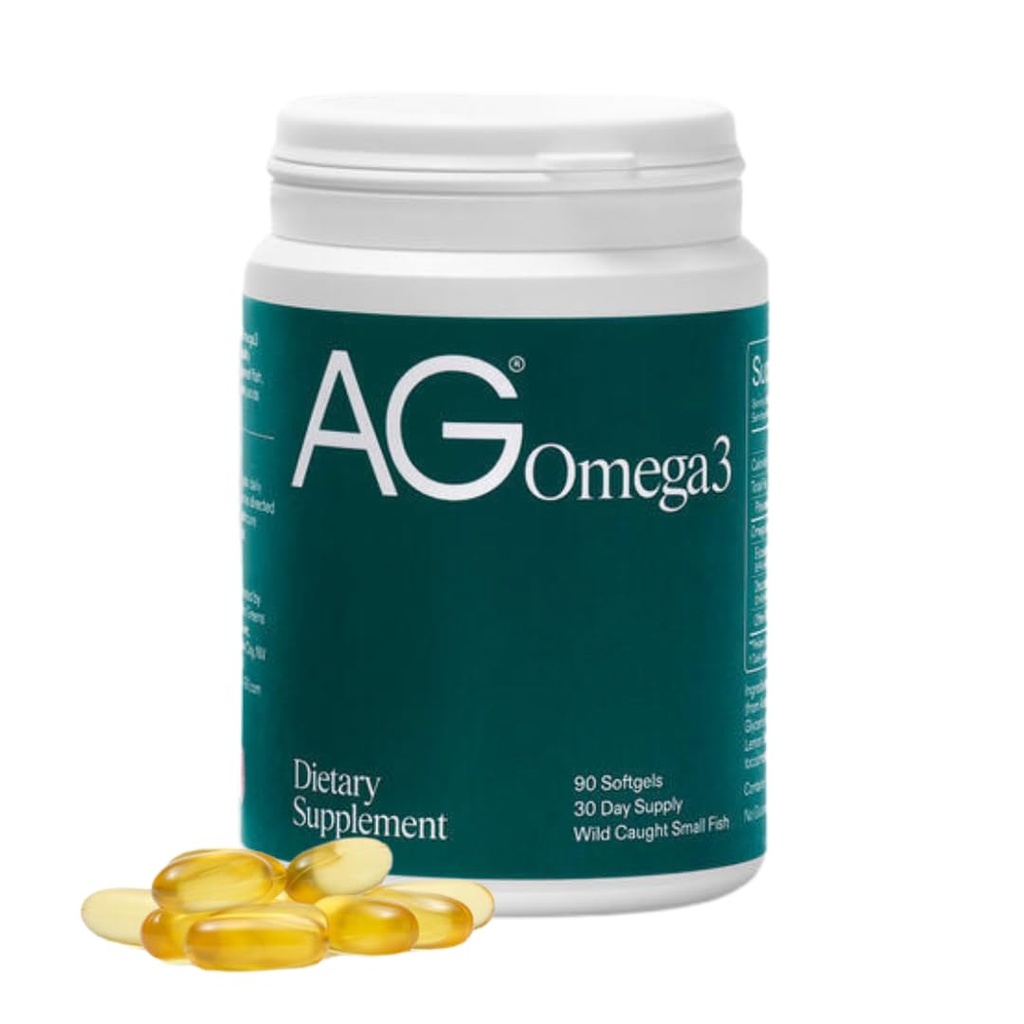 AG1 Omega 3 Fish Oil Softgels – 2000mg EPA & DHA de Wild-Caught Fish, Supports Heart, Brain &amp; Joint Health TEN 90 Capsules TEN Athletic Greens Supplement