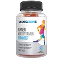 Runner Multivitamin Gummies - Vitamina diaria para correr con vitaminas A, C, D, E y B Complejo – 50% menos azúcar – Antioxidantes, recuperación, resistencia y energía Gummy – Certified Running Sup