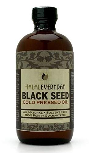 Black Seed Oil - Glass Bottle - 100% Pure and Cold Pressed - Imported Seed from India 16 OZ - Cold Pressed in NY - 100% Hexane Free - NON GMO, Vegan and Halal - Very Dark and Potent