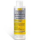Antifungal Psoriasis Shampoo, Eczema, Seborrheic Dermatitis Shampoo | Soothes Itching, Flaking & Irritation | Repairs Scalp, Strengthens Hair, Stimulates Regrowth | Medicated Scalp Treatment