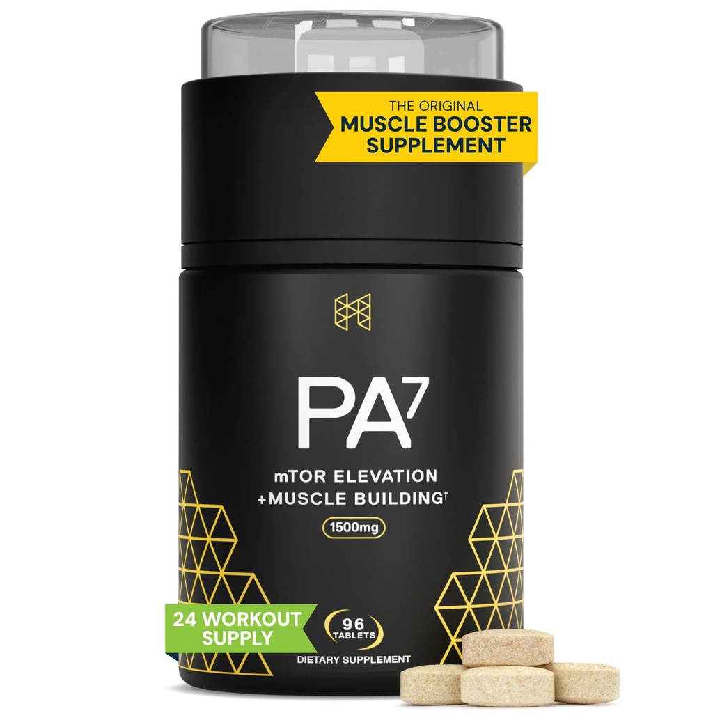 HPN PA(7) Phosphatidic Acid Muscle Builder Top Natural Muscle Builder - Boost mTOR | Build Mass and Strength from Your Workout | 30 Day Supply