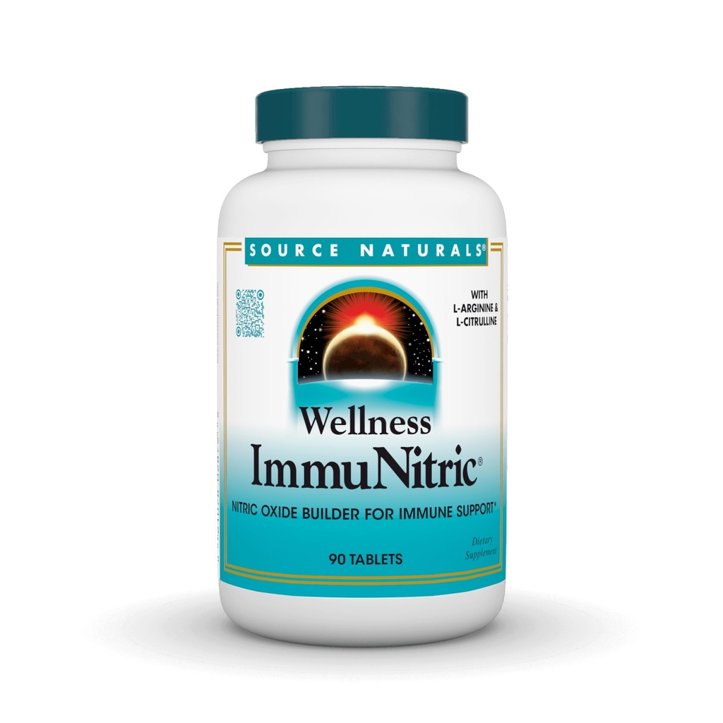 Fuente Natural Wellness Immunitric, Nitric Oxide Builder for Immune System Support* - 90 Tablets