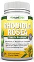 Rhodiola Rosea - 500mg - 180 cápsulas Vegan - 3% Rosavin 1% Salidroside Extracto - No GMO - con Pepper Negro para la absorción mejorada - 6 meses de suministro - Suplemento para energía &amp; contaminación