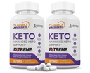 (2 Pack) Turbo Ripped Keto ACV Extreme Pills 1675MG Keto Support Blend Capsule Alternative to Keto ACV Formulado con Apple vinagre extra virgen aceite de oliva Powder verde hoja de té 120 cápsulas