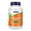 NOW Foods Supplements, TestoJack™ 200 with Tongkat Ali, Tribulus, Maca and Horny Goat Weed, 120 Veg Capsules