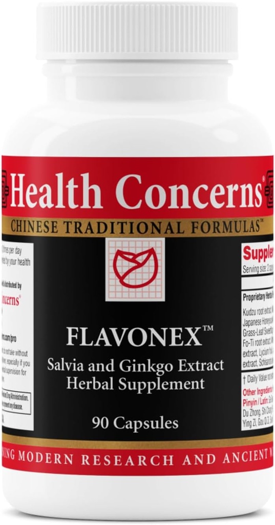 Preocupaciones de salud Flavonex - Circulación de sangre natural " Suplementos de salud cerebral - 90 cápsulas