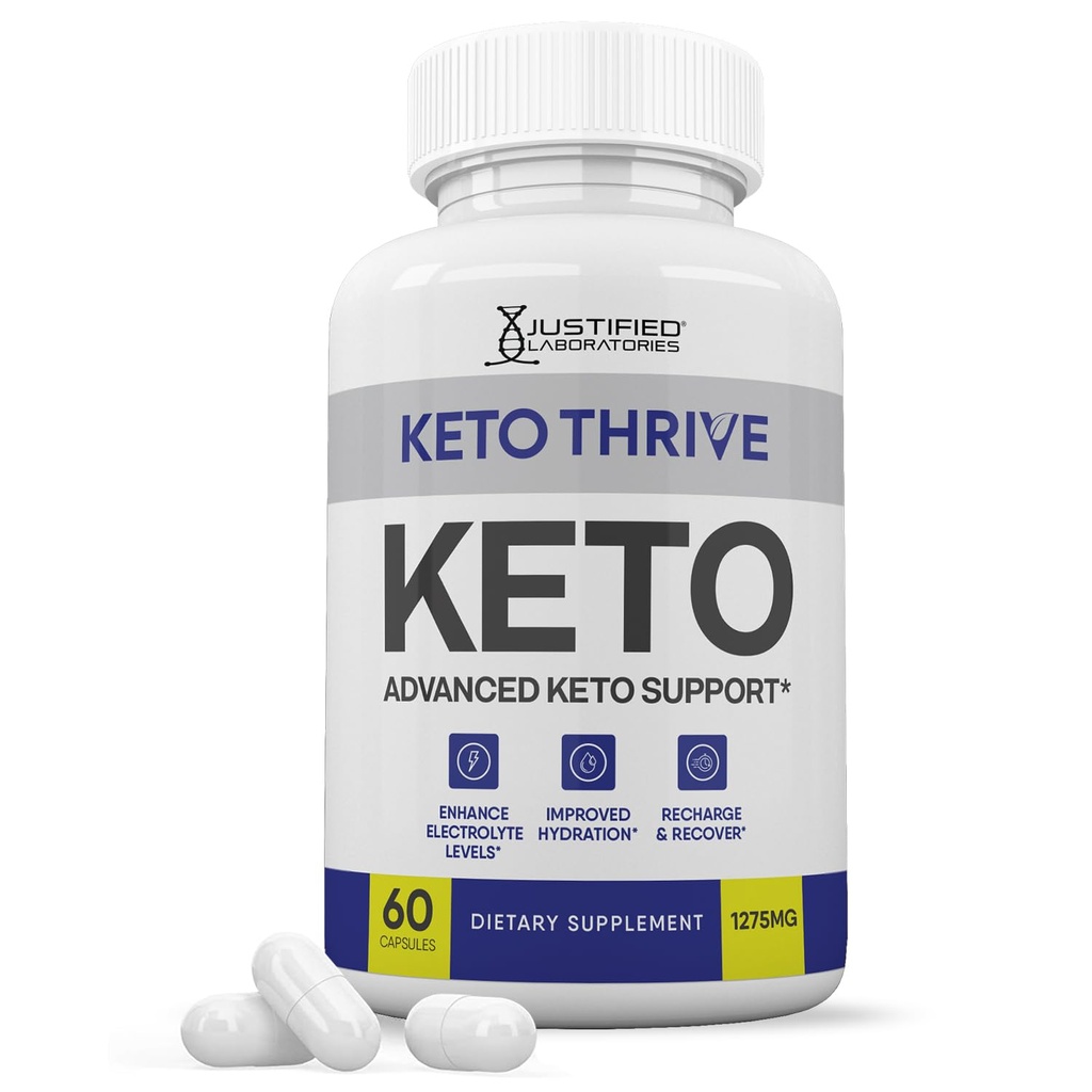 Keto Thrive Keto ACV Pills 1275MG Keto Support Blend Capsule Alternative to Keto ACV Gummies Formulado con Apple Cider Vinegar Extra Virgin Olive Oil Powder Green Tea Leaf 60 cápsulas