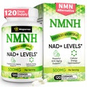 NMN, NMN Supplement, NMNH (Dihydronicotinamide Mononucleotide), 120 Count