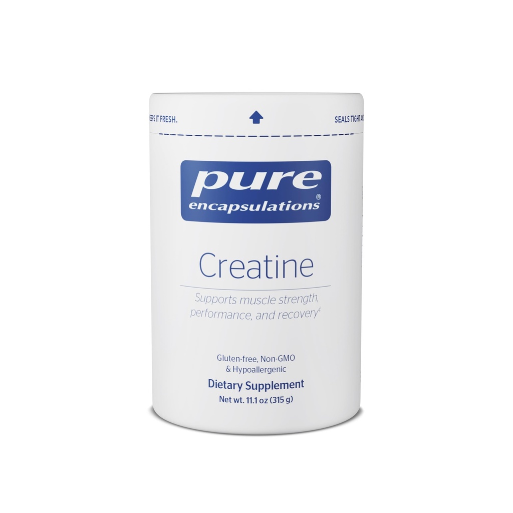 Pure Encapsulations Creatine - Creatine Supplement - Muscle Strength, Performance & Recovery - Pre-Workout Recovery Powder - Gluten-Free, Non-GMO & Hypoallergenic - 315 g (60 Servings)