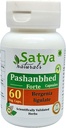 Pashanbhed Forte Capsules 500 mg. 60 Veg. Capsule | Pashanbhed (Bergenia Ligulate) Extract Capsules for Men and women | Ayurvedic Herbal Supplement/Remedies | 10:1 Forte (1 Bottle of 60 Capsules)