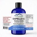 Expello-C - Ultimate Cellular Detox – Cleanse and Detox – Echinacea, Goldenseal &amp; Red Clover Suplemento – Alcohol-Free Liquid Liver Cleanse, Kidney Cleanse y System Booster, 16 Fl Oz.