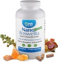 One Planet Nutrition Nano Boswellia 500 mg Veggie Capsules (120 Servings), Boswellia serrata Resin, apoya la función cognitiva para la salud cerebral, no GMO, Vegan, Gluten-Free