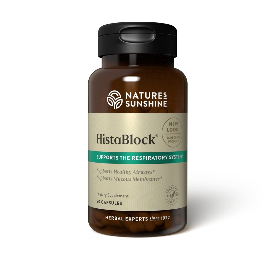 Sunshine HistaBlock ← Respiratory Support Suplemento ← Apoyo a las vías aéreas &amp; bloques Irritants TEN Antioxidant Strength TEN Seasonal Allergy Help ← Natural Respiratory Function Aid 90 Capsules