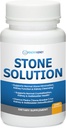 Stone Solution Capsules- Natural Dissolver, Kidney Stone Support & Kidney Cleanser, 60 Servings + Bio Fiber, Kidney Cleanse Detox & Repair - Restorative Kidney Support & Kidney Supplement, 2.5LBS