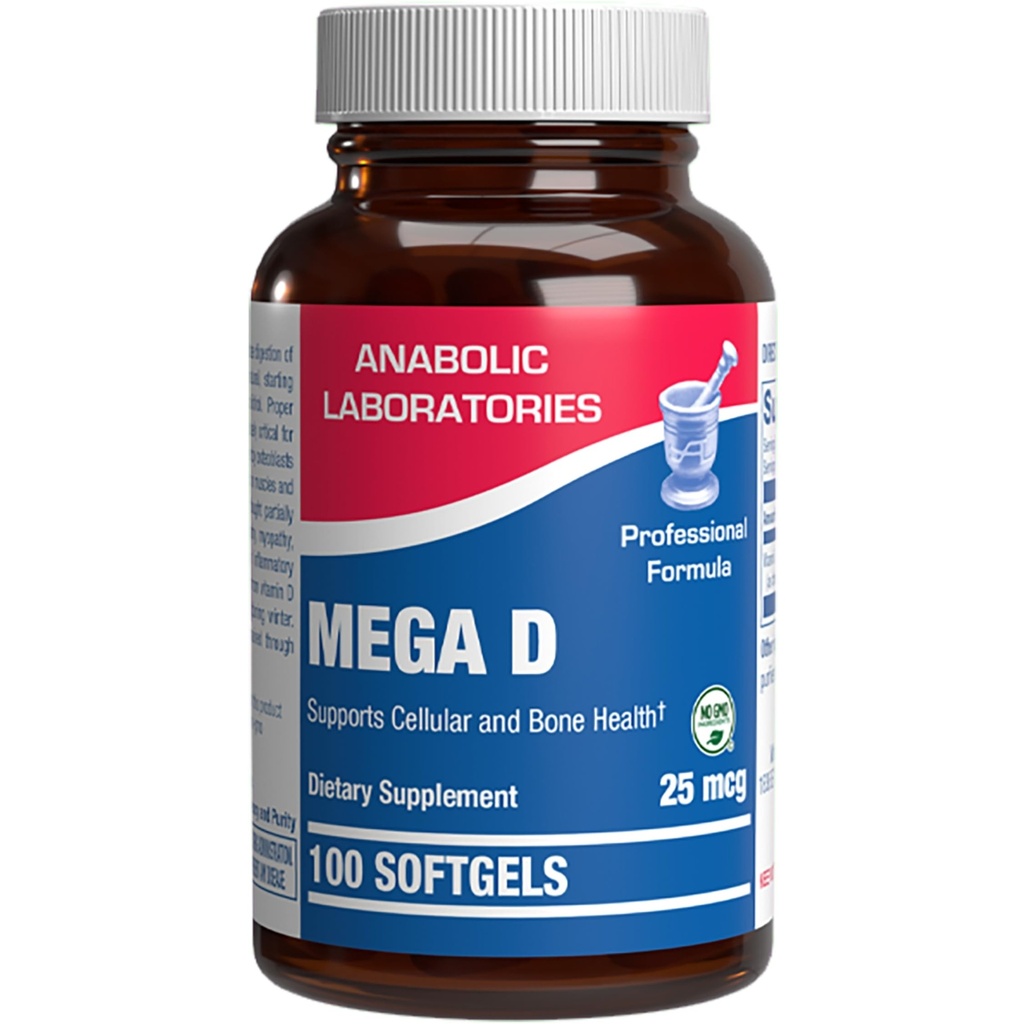 High Absorption Vitamin D3 1000IU - Clinical Formula Adult Vitamin D Supplement for Men and Women for Bone Teeth Muscle Mood and Immune Support - Easy to Swallow VIT D3 25 mcg - 100 Servings