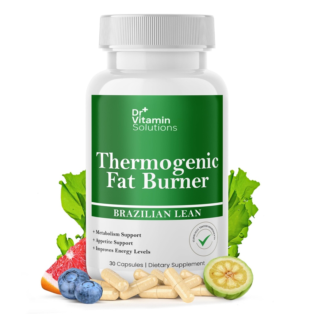 Thermogenic Fat Burner for Women and Men - Lean Diet Pills Brasileños ← Appetite Suppressant " Metabolism Booster w/Green Tea, Garcinia, ACV ← Gordo de vientre, Energía " Bloating Support, Non-GMO, Made in USA