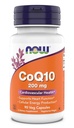 Now Supplements - CoQ10 (Coenzyme Q10) 200 mg, Supports Cardiovascular Health*, Kosher, Vegan 90 Vegetarian Capsules