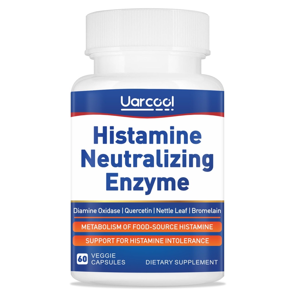 DAO Enzyme Supplement Histamine Diamine Oxidase Supplement for Smooth Digestion - Made in USA - 60 Softgels
