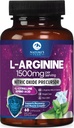 L-Arginine Complex - Extra Strength Nitric Oxide Booster Suplemento - Premium Energy Blend for Natural Heart Health &amp; Muscle Support - Non-GMO, Made for Men &amp; Women, Bottled USA - 60 cápsulas