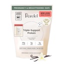 Perelel Triple-Support Plant Based Protein Powder, Creamy Vanilla, 20g Vegan Protein Powder, 3g Creatine Monohydrate, & 5g Prebiotic Fiber per Serving, Dairy Free, No Sugar Added, 15 Day Supply