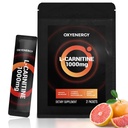 OxyEnergy Liquid L-Carnitine Supplement 1000mg - Gentle for Daily Use, Zero Calorie, Sugar-Free, Stim-Free Fat Burning &amp; Endurance Booster, 21 On-the-Go Individual Liquid Sticks