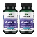 Swanson Selenium (L-Selenomethionine) - Herbal Supplement Promoting Heart Health & Prostate Health - May Support Immune System & Thyroid Health - (300 Capsules, 100mcg Each) (2 Pack)