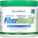 ALLMAX Naturals - FiberBiotix - Apoya la salud gastrointestinal, la desintoxicación y la digestión para un Gut sano y feliz (189g, Desflavorado)