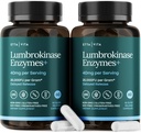 Potent Lumbrokinase Supplement (120 Servings) 40mg/Serving (Max Activity - 800,000 Units) - Lumbrokinase Enzymes Capsules for Energy Support, Digestion, Cognition & Gut Health - Similar to Nattokinase