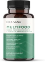 Multifood Whole Food Multivitamin for Men & Women | 21 Organic Fruits & Vegtables | Boosts Energy, Supports Gut & Immune Health | Prebiotics & Probiotics | 60 Capsules
