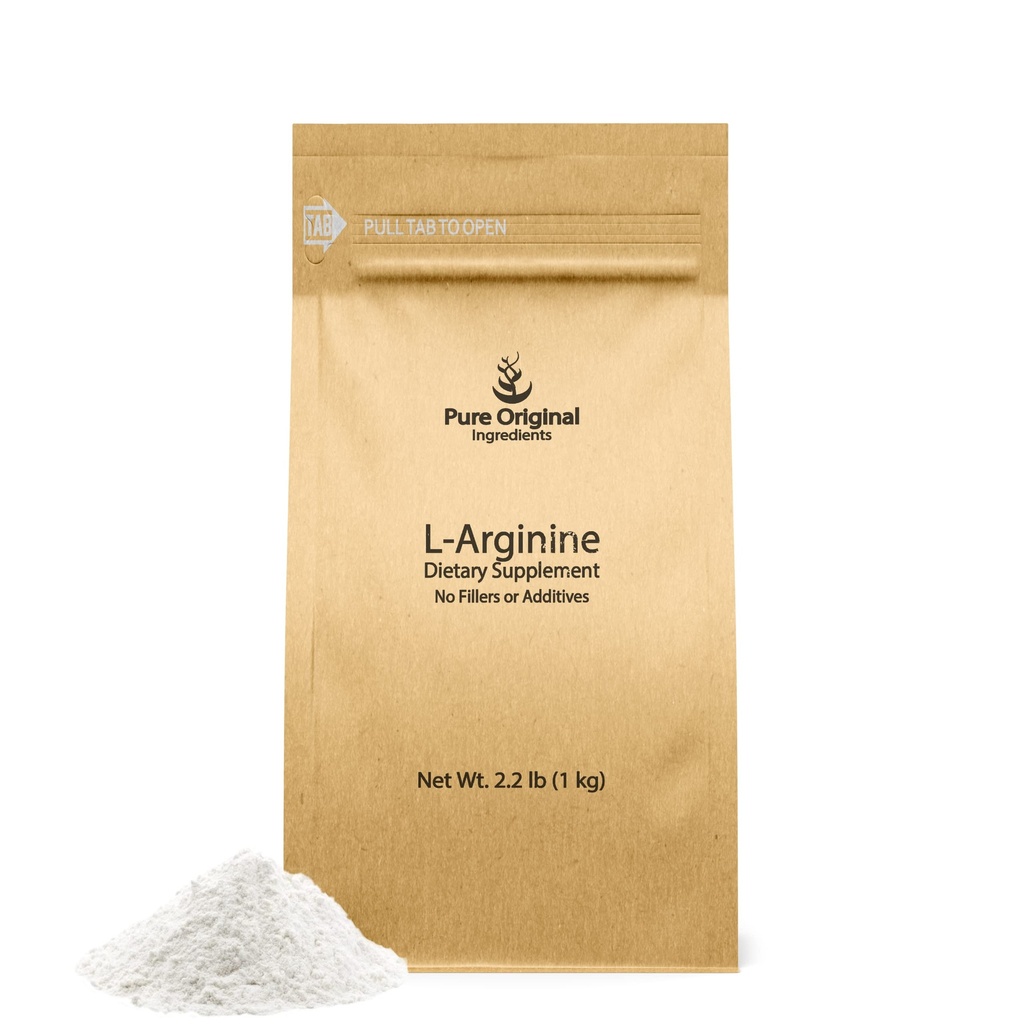 PURE ORIGINAL INGREDIENTES L-Arginine (2.2 lb) Puro, No Fillers o aditivos