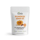 Pumpkin Seed Oil Capsules,Lenoria Pumpkin Seed and Saw Palmetto, Cold Pressed & Natural Supplement, Hair Growth, Skin Care - Non-GMO, Gluten - Free, 180 Softgels