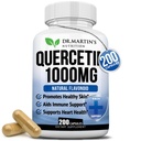 1000mg Quercetin - 200 Capsules | Immune Support, Antioxidant for Seasonal Sinus Relief & Cardiovascular Health | Maintains Inflammatory & Immune Responses | Men & Women