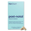 Her Own Post-Natal Vitamins - Boosts Hair Recovery, Milk Supply, & Wellness – B Vitamins, Postpartum Recovery Essentials, Daily Supplement for Breastfeeding Moms, Easy-to-Swallow, 60 Capsules