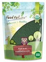 Alimentos para la producción de clorella orgánica en vivo, 1 libra — Non-GMO, Kosher, Raw Green Algae, Vegan Superfood, Bulk, Pura Vegan Green Protein, Rich in Vitamins and Minerals, Great for Drinks, Broken Cell Wall