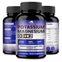 VPKIN Potassium Magnesium Zinc & D3 K2 Supplement,Support Immune,Energy for Men&Women,Maxmium Absorption,Vegan,Non-GMO,120 Capsules (Pack of 1)