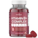 NEW AGE Vitamin B Complex Gummies with Vitamin B3, B5, B6, B7, B9 & B12 – with Biotin, Folic Acid & Vitamin C – Gluten-Free, Vegan, Made in The USA! (60 Count (Pack of 1))