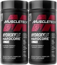 Hydroxycut Hardcore Elite - Energy & Metabolism Support for Men & Women - 270 mg Caffeine Anhydrous & 200 mg Green Coffee Extract - Rapid Release Capsules - 100 Count Each - 2 Pack