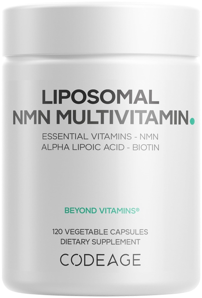 Codeage Liposomal NMN Multivitamin Supplement,120 Capsules