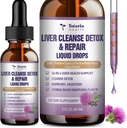 Reparación del hígado líquido,1100 mg de carburante suplemento Dandelion Root y 16+ hierbas para soporte del hígado Active Liver Health Formula No Sugar Vegan Non-GMO y All-Natural